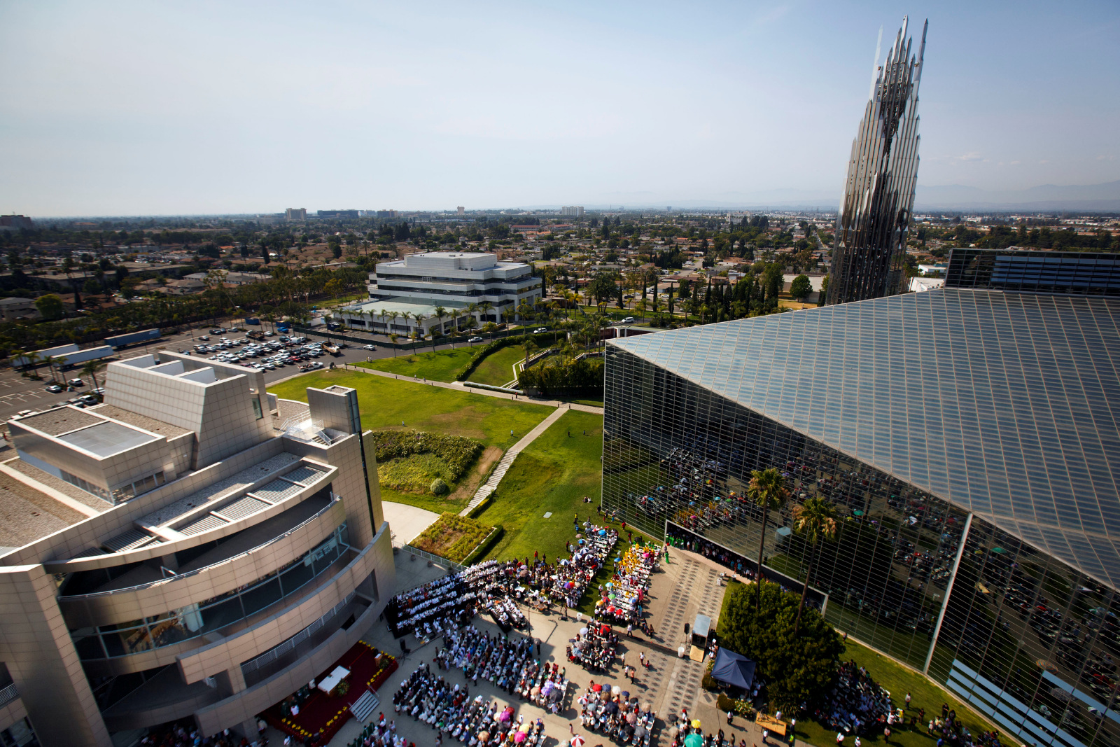 The Roman Catholic Diocese of Orange in Garden Grove, Calif. unveiled design plans for the Christ Cathedral, which will address the complex needs of the 1.3 million member diocese. Photo courtesy of Roman Catholic Diocese of Orange