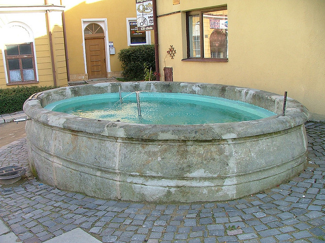 A mikvah near the synagogue of Boskovice in Czech Republic.