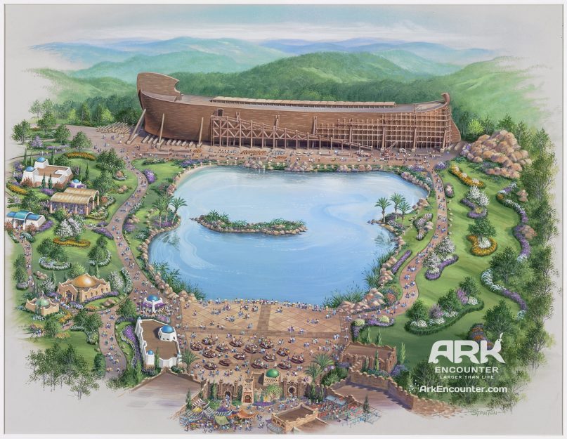 The proposed Ark Encounter theme park in Petersburg, Ky. Photo courtesy Ark Encounter/A Larry Ross Communications.