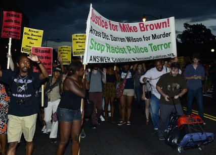 Washington, D.C., March for Mike Brown | Photo by Stephen Melkisethian via Flickr (http://tinyurl.com/pfe3283)