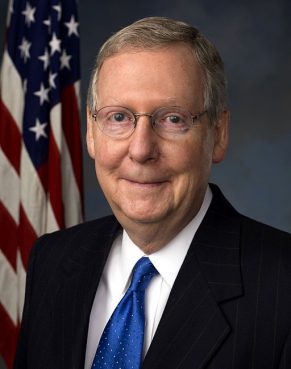 Official portrait of United States Senator Mitch McConnell (R-KY).