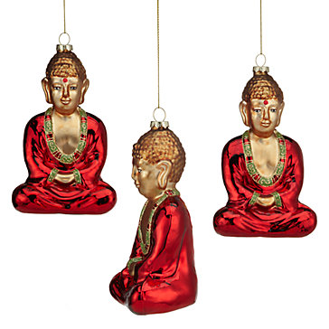 Buddha ornaments for your zen tree.