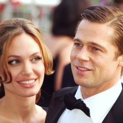 Angelina Jolie and Brad Pitt at the Cannes film festival in 2007. Photo by Georges Biard, via Wikimedia Commons.