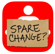 Spare Change app logo, courtesy of iTunes