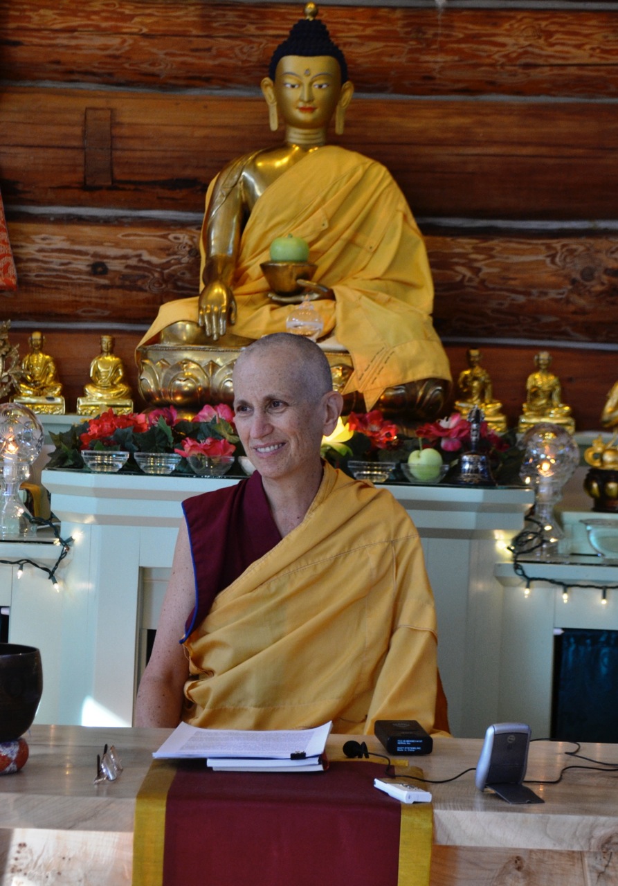The Venerable Thubten Chodron's quest took her from Seattle to Missouri to Idaho, and ultimately to 240 acres of forested land just outside Newport, Wash., a quiet town of just 2,100 people. Photo courtesy of Sravasti Abbey