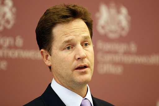 Deputy Prime Minister Nick Clegg speaking to UK based foreign diplomats at a briefing on the United Nations Summit on the Millennium Development Goals in London on  September 9, 2010.