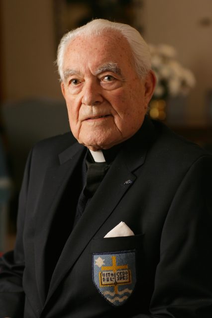 The Rev. Theodore Hesburgh was president of the University of Notre Dame from 1952 to 1987. Photo courtesy of University of Notre Dame