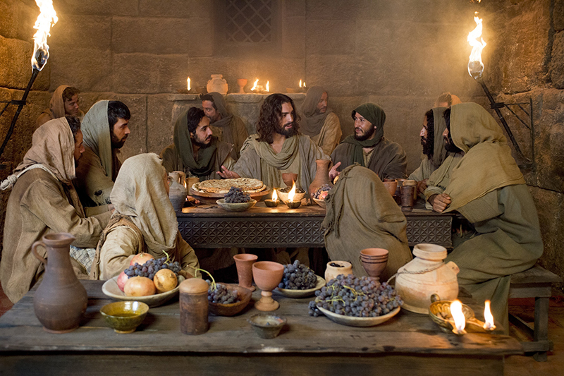 A reenactment of The Last Supper from CNN's Original Series "Finding Jesus: Faith, Fact, Forgery." Photo courtesy of Nutopia/CNN