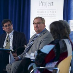 Pastor Rick Warren participates as one of the keynote speakers at a symposium on “Proselytism and Development in Pluralistic Societies," held by the Berkley Center at Georgetown University on Wednesday (March 4, 2015). Photo courtesy of Rafael Suanes/Georgetown University