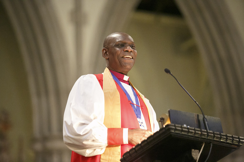 The Most Reverend Josiah Idowu-Fearon preaches at the 20th Anniversary celebration of Black Heritage in the Anglican Diocese of Toronto with the theme “Honouring the Past, Celebrating the Present, Inspiring the Future