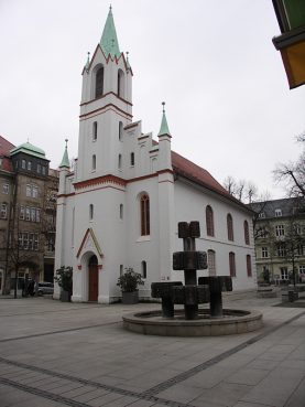 The former Schlosskirche was converted into a synagogue for the city's budding Jewish community in Cottbus, Germany. It is the first synagogue in the German state of Brandenburg since 1938. Photo courtesy of City of Cottbus