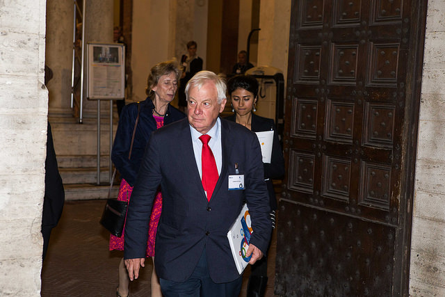 Lord Christopher Patten during the XXII Pontignano Conference. 