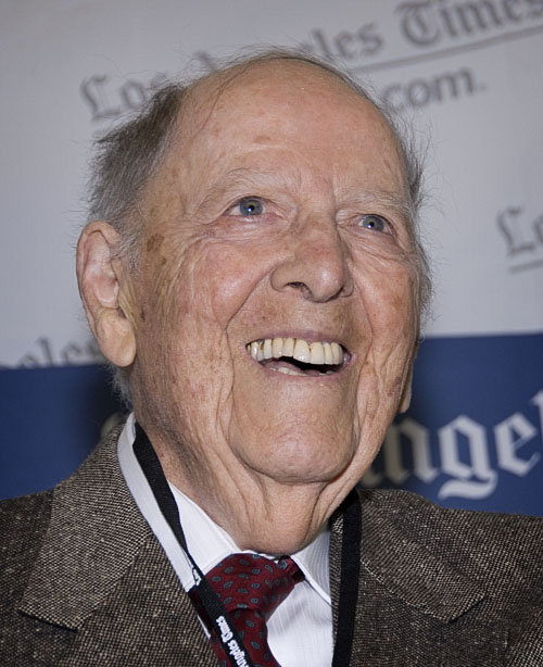 Herman Wouk attends the 2010 LA Times Festival of Books.