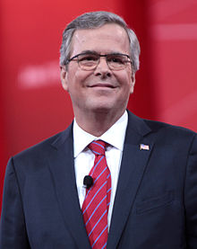 Jeb Bush speaking at CPAC in 2015, by Gage Skidmore