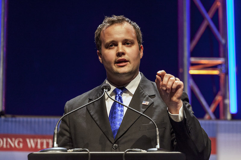 Josh Duggar, formerly executive director of the Family Research Council Action, speaks at the Family Leadership Summit in Ames, Iowa August 9, 2014. Photo courtesy REUTERS/Brian Frank. *Editors: This photo can only be used with RNS-DUGGAR-MOLEST, transmitted May 22, 2015 or RNS-TLC-DUGGARS, originally transmitted on July 16, 2015.