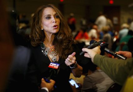 Political blogger Pamela Geller, American Freedom Defense Initiative’s Houston-based founder, speaks at the Muhammad Art Exhibit and Contest, which is sponsored by the American Freedom Defense Initiative, in Garland, Texas May 3, 2015. Two gunmen opened fire on Sunday at the art exhibit in Garland, Texas, that was organized by an anti-Islamic group and featured caricatures of the Prophet Mohammad and were themselves shot dead at the scene by police officers, city officials and police said. Photo by Mike Stone, courtesy of Reuters 