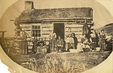 Mormon Polygamist Family, 1888