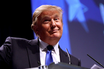 Donald Trump speaking at CPAC in Washington D.C. on February 10, 2011.