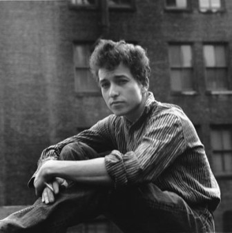 A young Bob Dylan, as seen in his book "Chronicles." Photo courtesy of Simon and Schuster