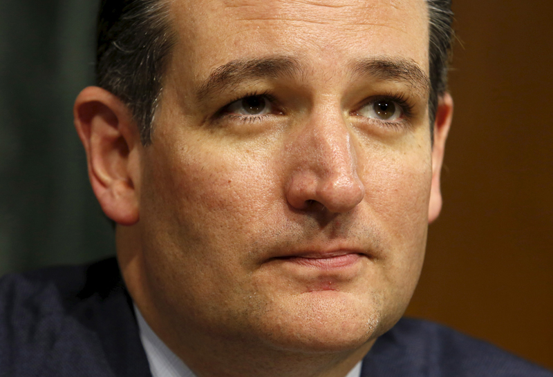 Republican presidential candidate, Senator Ted Cruz (R-TX) attends a Senate Judiciary Oversight Subcommittee hearing on 