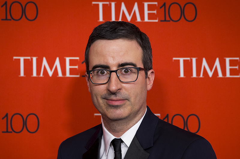 Television host John Oliver arrives for the TIME 100 Gala in New York on April 21, 2015. Photo courtesy of REUTERS/Brendan McDermid