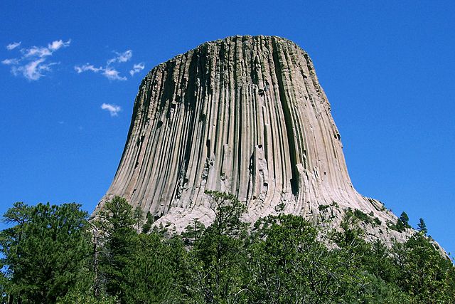 Devils Tower National Monument in Crook County, Wyo.