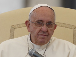The Vatican is denying a report that Pope Francis has a small brain tumor. Photo by Paul Haring, courtesy of Catholic News Service