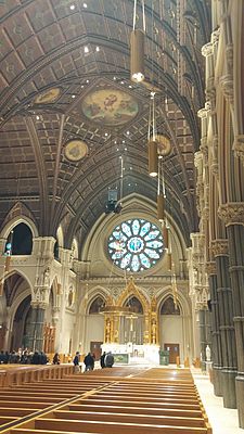 Interior of Cathedral of SS. Peter and Paul, Providence, RI