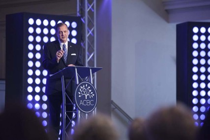 Albert Mohler, president of the Southern Baptist Theological Seminary, speaks during the 2015 Association of Certified Biblical Counselors Conference. Photo by Emil Handke, courtesy of Southern Baptist Theological Seminary