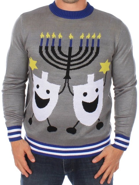 Ugly Hanukkah sweater.