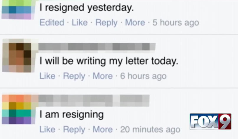 LDS resignations