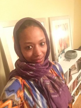 Dr. Larycia Hawkins wearing a hijab.