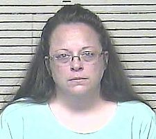 Kim Davis' booking photo from the Carter County Detention Center