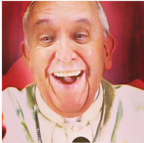 Pope Francis' first Instagram-posted selfie, at the Vatican.va account, stormed the Web with likes Dec. 14, 2015.