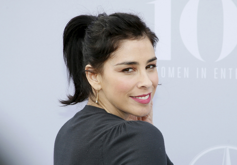 Comedian Sarah Silverman poses at The Hollywood Reporter's Annual Women in Entertainment Breakfast in Los Angeles, California on December 9, 2015. Photo courtesy of REUTERS/Danny Moloshok
