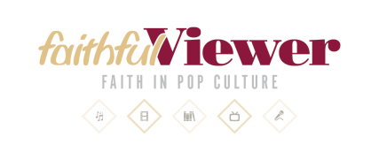 Faithful Viewer logo. Religion News Service graphic by T.J. Thomson