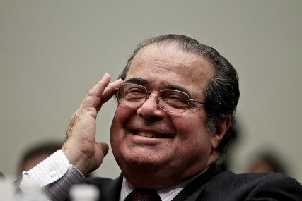 Supreme Court Associate Justice Antonin Scalia testifies before the House Judiciary Committee's Commercial and Administrative Law Subcommittee on Capitol Hill May 20, 2010 in Washington, DC. Scalia and fellow Associate Justice Stephen Breyer testified to the subcommittee about the Administrative Conference of the United States. Photo by Stephen Masker via Flickr creative commons. https://www.flickr.com/photos/stephenmasker/4668514068/