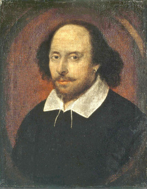 Painting of William Shakespeare.