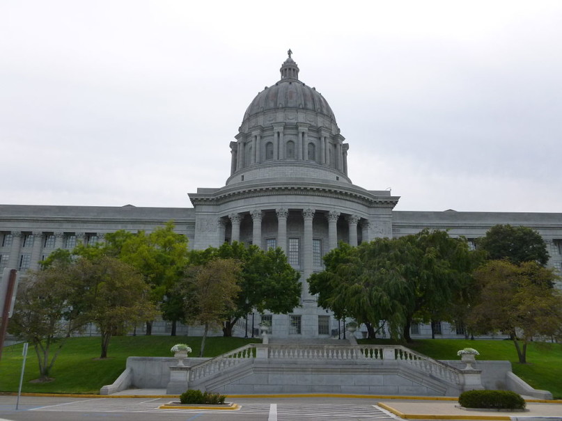 Missouri State Capitol building in Jefferson City, Mo.