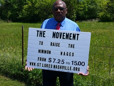 Larry Russell Dawson, 66, of Antioch , posted this photo on his church website before heading to Washington DC where he was arrested for pulling a gun at the U.S. Capitol Visitor's Center on March 29, 2016. Photo from St. Luke's Community Church website.
