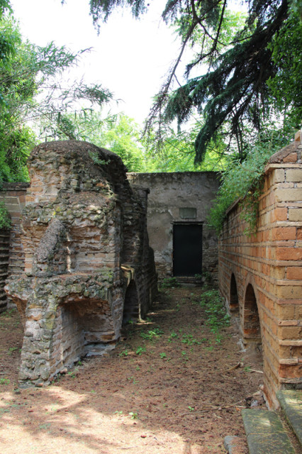 Exterior view of the Jewish Catacombs that date back to 2nd century AD near the Appian Way in Rome. Religion News Service photo by Josephine McKenna