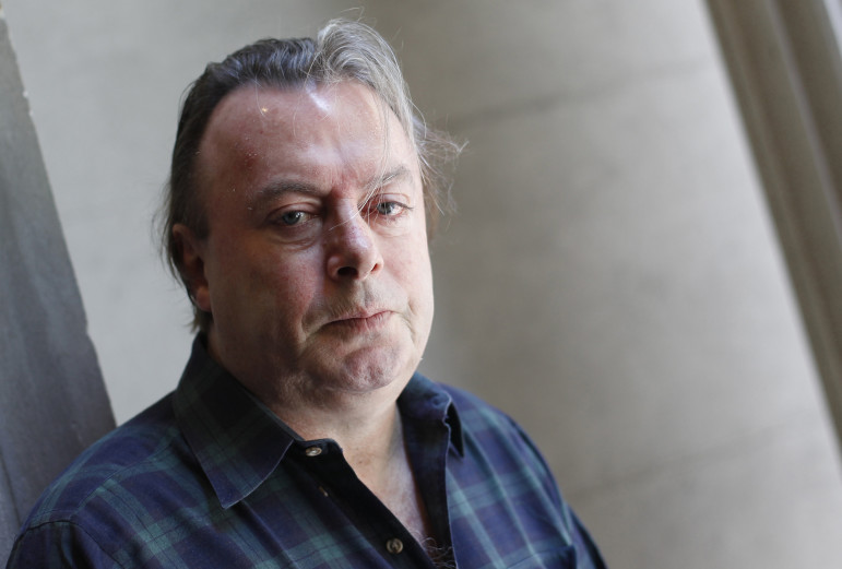 Christopher Hitchens, journalist and author of his memoir 