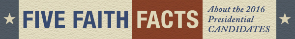 House advertisement for the Five Fact Facts series of articles about the 2016 presidential election.