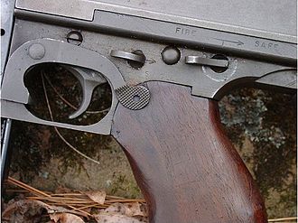 A Thompson submachine gun trigger
