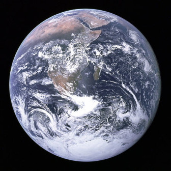 "The Blue Marble" photograph of Earth taken during the Apollo 17 lunar mission in 1972