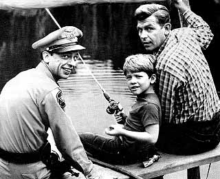 Andy, Barney, and Opie go fishing in 