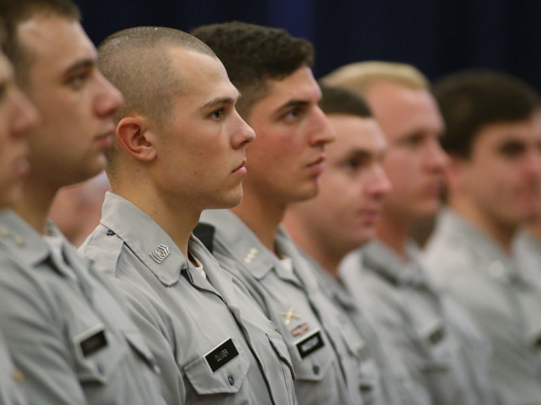 Cadets at the Citadel in Charleston, S.C., on Nov. 18, 2015.     Photo courtesy REUTERS/Joshua Drake 
