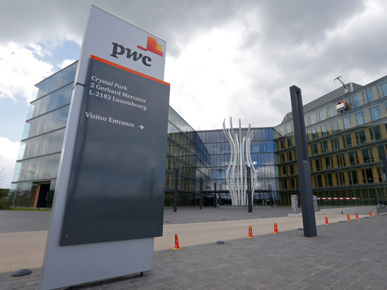 The local offices building of PricewaterhouseCoopers is seen in Luxembourg, April 26, 2016. Photo courtesy REUTERS/Vincent Kessler