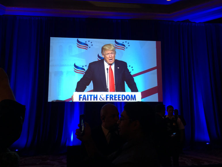 Donald Trump addresses the Faith and Freedom Coalition's 