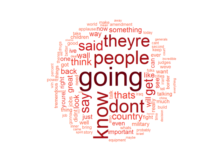 Word cloud by Ryan Burge. This graphic is not offered for republication.